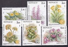 MONACO 1985 FLOWERS MNH