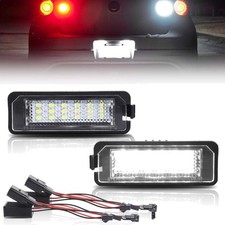 LED Kennzeichenbeleuchtung für V-W Golf 4 5 6 Passat Polo CC Eos Scirocco, [R...