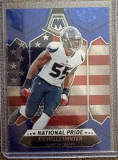 2024 National Pride Danielle Hunter #270 No Huddle Blue Mosaic Prizm /75