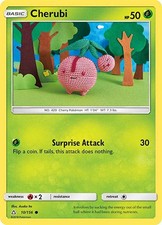 Pokemon Card - S&M: Ultra Prism 10/156 - CHERUBI (common) - NM/M on eBay