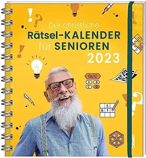 Der christliche Rätsel-Kalender für Senioren 2024