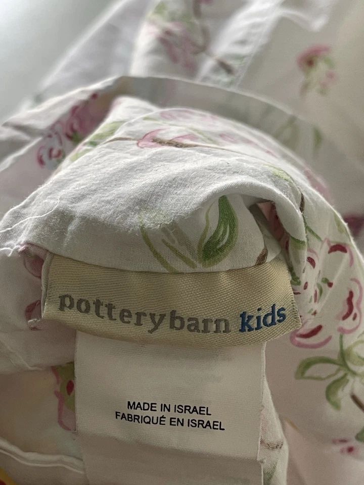 Pottery Barn Kids наволочка-бабочка и розовое шенильное плед детский набор - Изображение 3 из 4