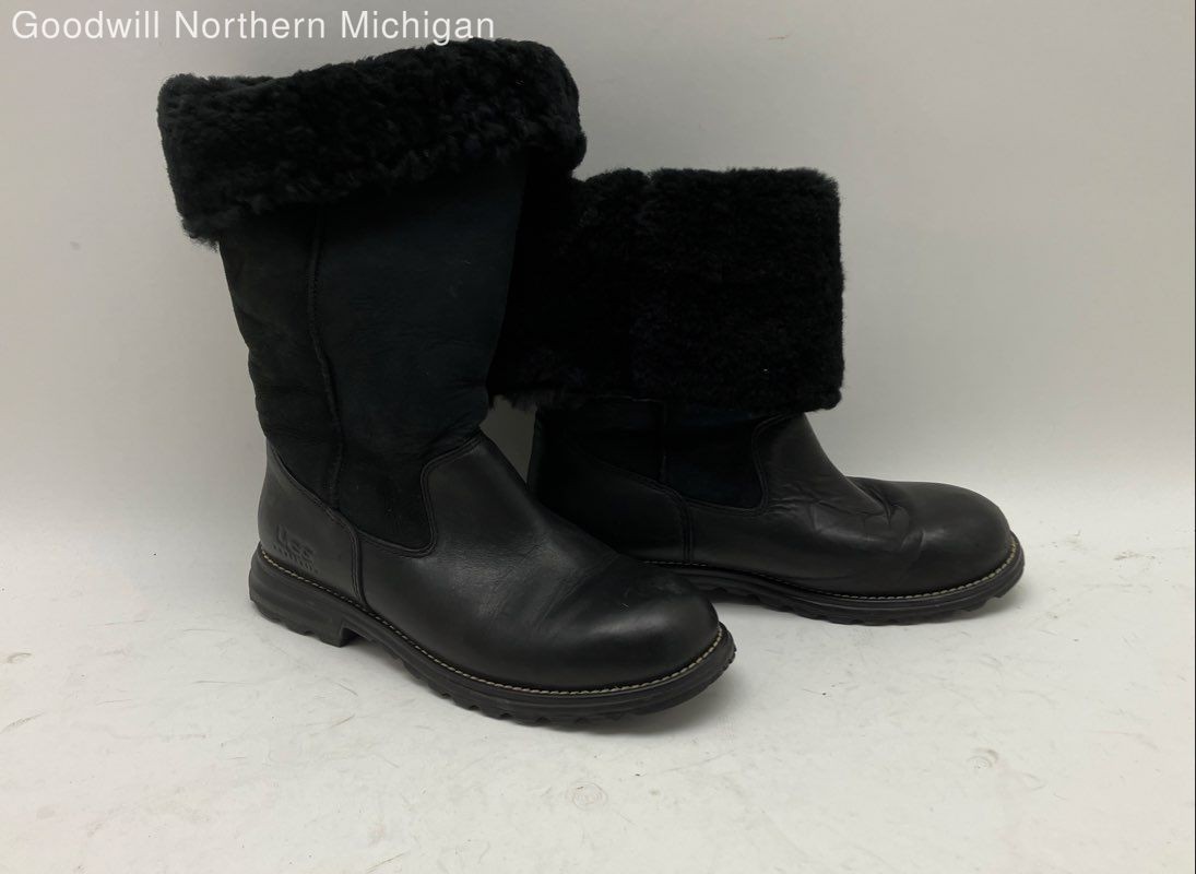 UGG Australia Black Solid Mid-Calf Boot Boot Wome… - image 3