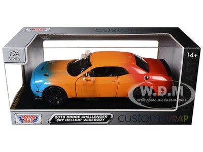 2018 DODGE CHALLENGER SRT HELLCAT WIDEBODY MULTI COLOR 1/24 BY MOTORMAX 79087