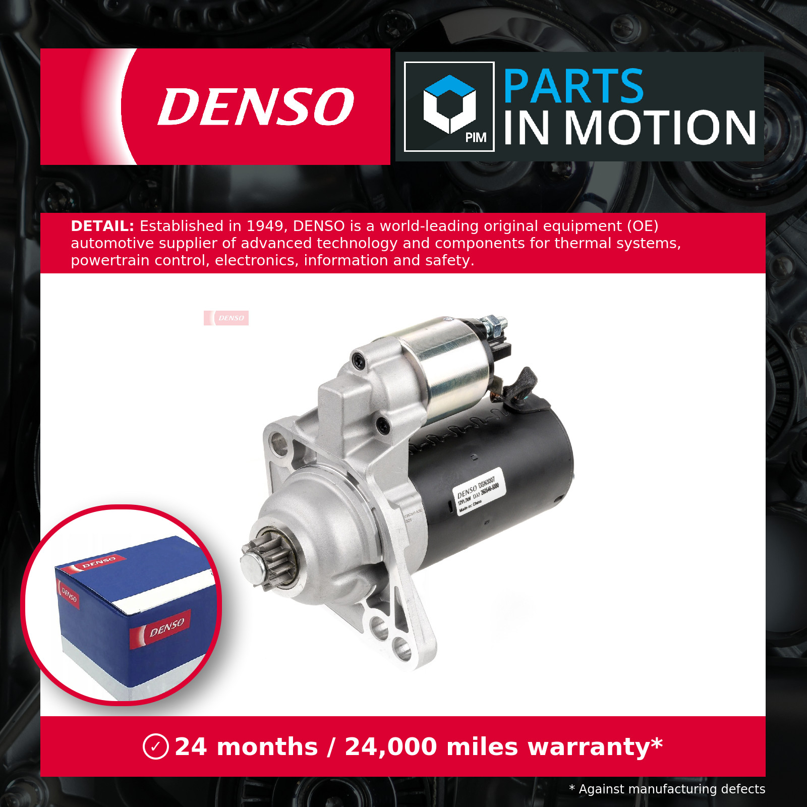 STARTER DSN3007 FOR SKODA SUPERB/II OCTAVIA/Combi ROOMSTER/Praktik FABIA VW - Image 7