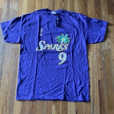 VTG Lisa Leslie Champion NEW T-Shirt Los Angeles Sparks Men's Large USA MADE NOS