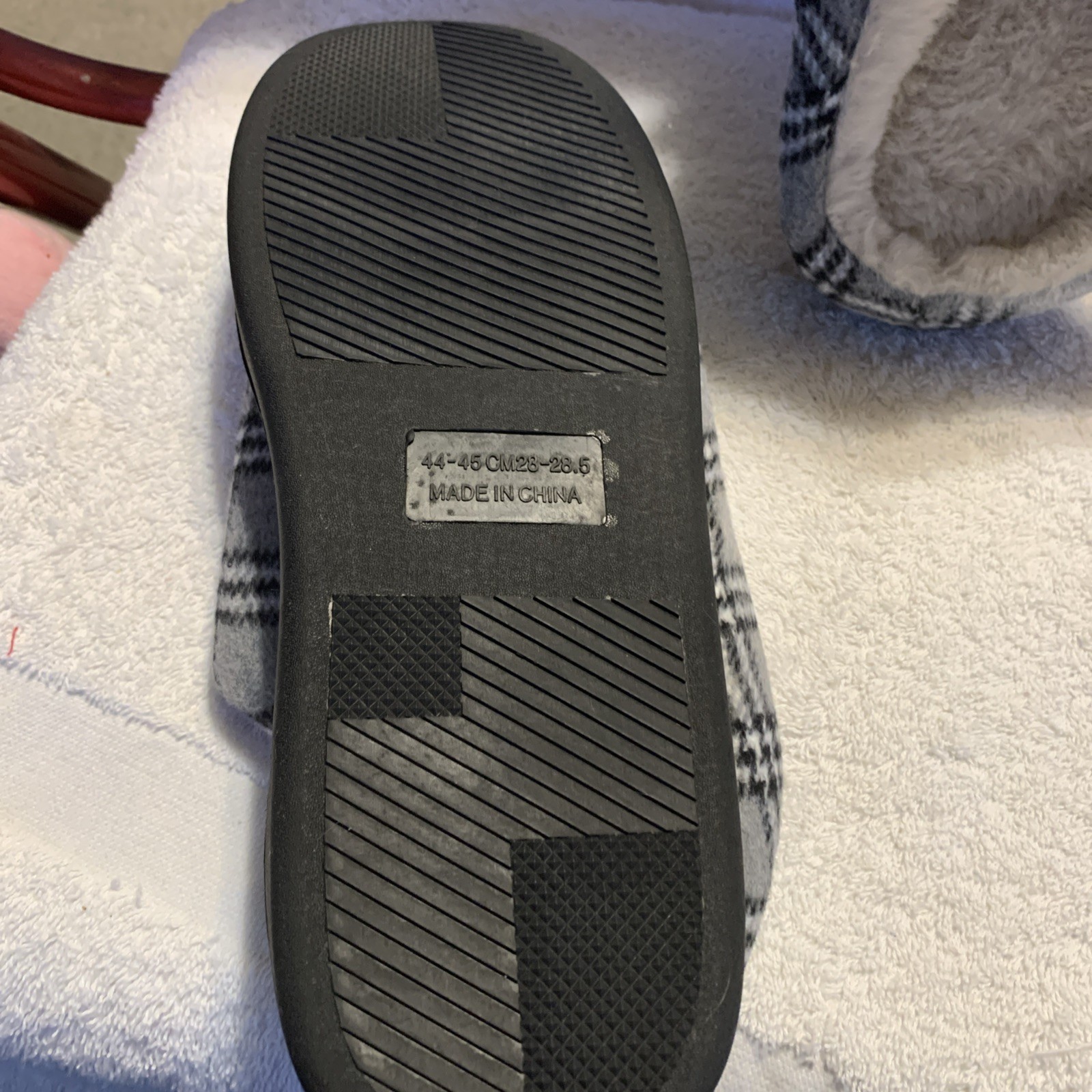 SAOLA Ablanczoon pantofole suola in gomma scarpe da interno taglia US 10 5 11 uomo