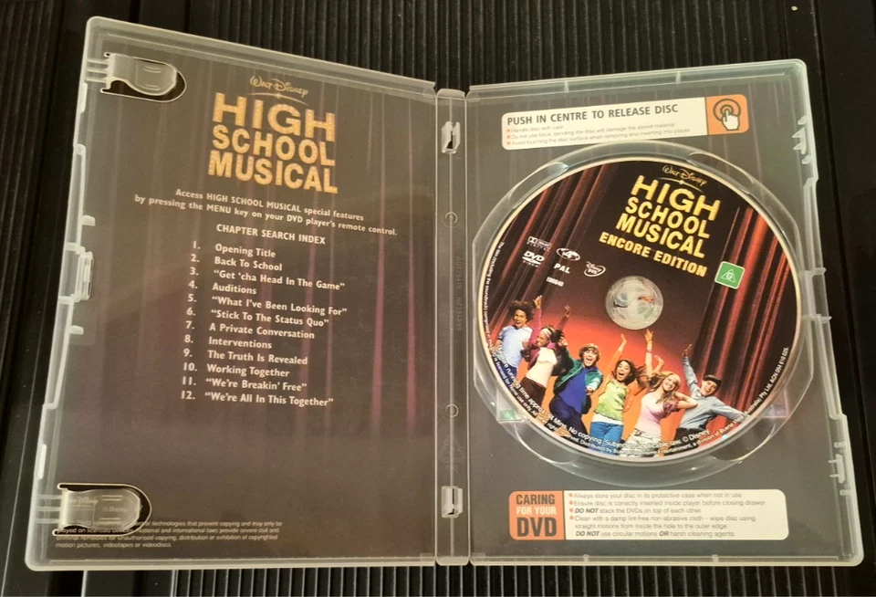 High School Musical Complete 1, 2 and 3 DVD Set Region 4 - image 3 of 4
