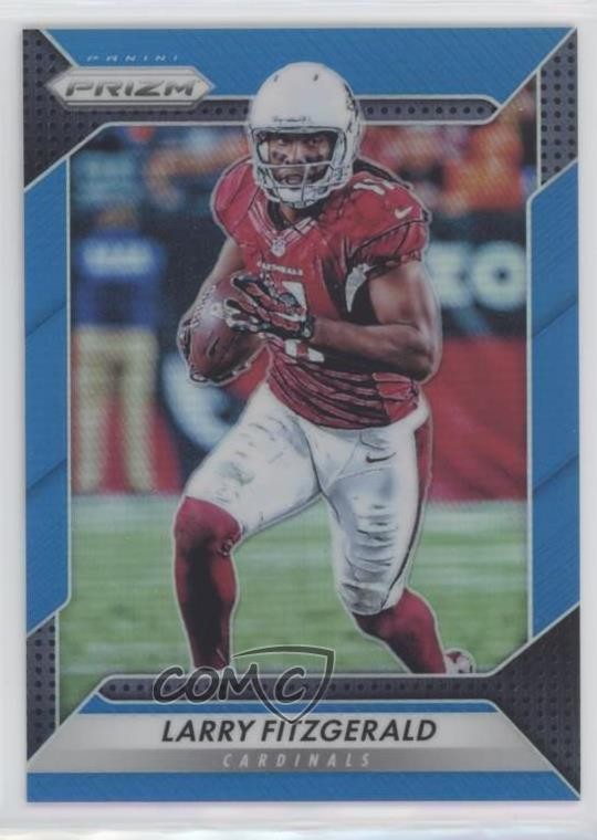 2016 Panini Prizm Light Blue Prizm /199 Larry Fitzgerald #63