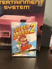 Super Mario Bros 2 NES Complete In Box CIB Nintendo Video Game