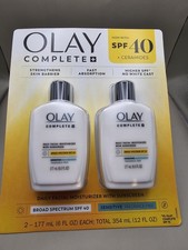 NEW Olay Complete Moisturizer with SPF 40  Lot of 2