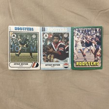 1976-1978 Scanlens NSWRL Rugby League Cards Lot 3 Roosters Arthur Beetson