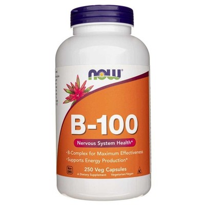 Now Foods Vitamin B-100 Complex 250 Kapseln