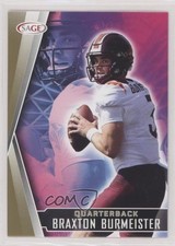 2022 SAGE Low Series Hobby Braxton Burmeister #3 0wp8