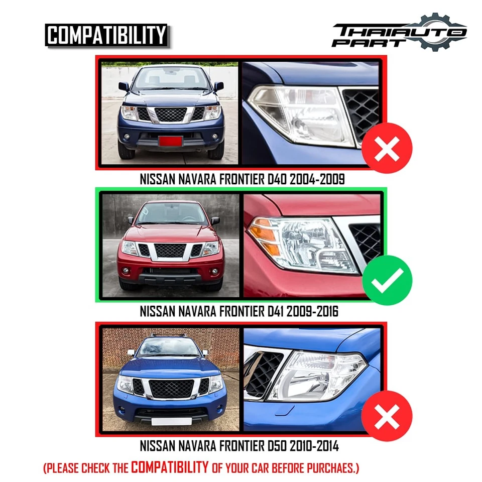 Rejilla delantera negra mate ámbar LED negro logotipo para Nissan Frontier Facelift 09-14 Foto 3 de 4