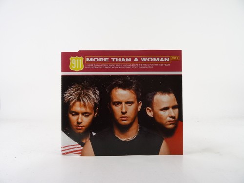 911 MORE THAN A WOMAN (B28) 3 Track CD Single plus Picture Sleeve VIRGIN