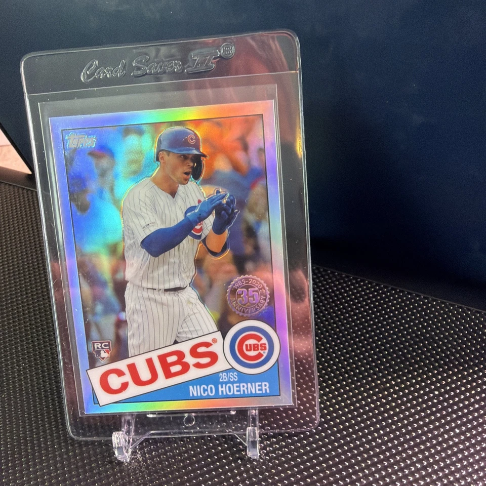2020 Topps Chrome #85TC-12 Nico Hoerner 1985 Topps Baseball Chicago Cubs x 4 - Image 3 of 4