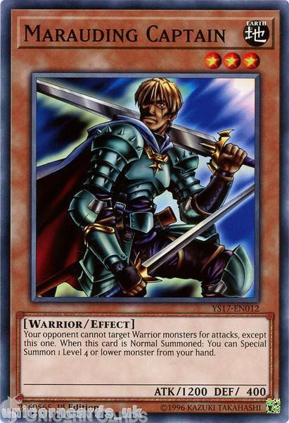 YS17-EN012 Marauding Captain 1st Edition Mint YuGiOh Card