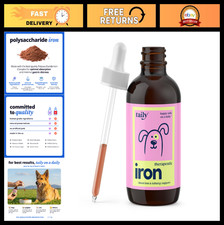 Liquid Iron Supplements for Dogs Cats Boost Energy, Combat Anemia Lethargy