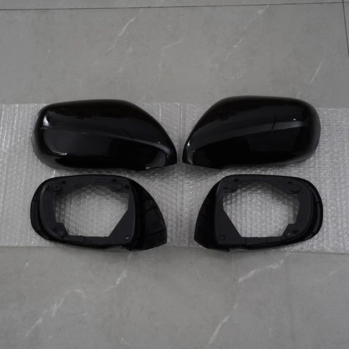 PAIR Side Mirror Cover Cap Gloss Black For Lexus 2006-2008 IS250 IS350 ES350