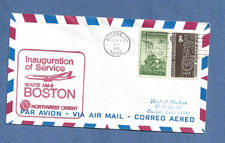 NORTHWEST ORIENT AM 3 BOSTON TO TWIN CITY SEP 1,1971 FIRST FLIGHT