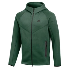 Nike Sportwear Tech Fleece Windrunner Full-Zip Hooded Jacket Sz M Green-Black 🔥