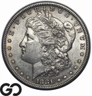 1881-S Morgan Silver Dollar, Choice Unc++, San Francisco Mint