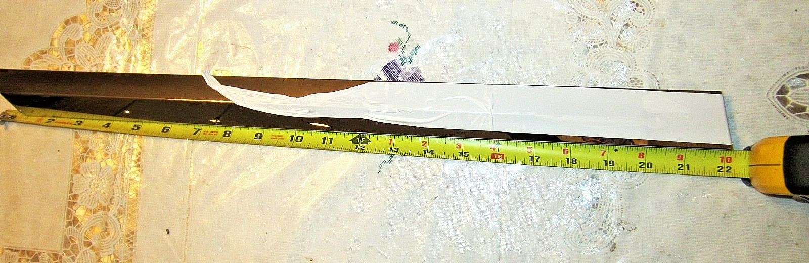 BENTLEY CONTINENTAL GT III TRIM STRIP CHROME MOLDING REAR RH OEM 3SD853536 NEW