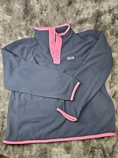 Patagonia Snap T Pullover Girls Lightweight Fleece Sz M 10