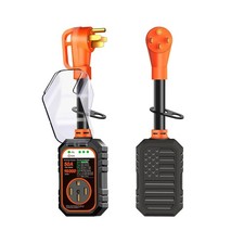 RV Surge Protector 50 Amp Flag Design - Upgraded 16000J Power Surges Voltage ...