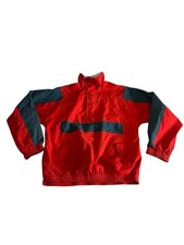 Vintage Eddie Bauer Gore Tex Windbreaker Quarter Zip Size Sm Anorak Colorblock