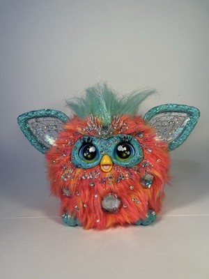 Furby Coral Interactive Light Up Plush Toy 2023 Hasbro Tested & Working Ooak HTF