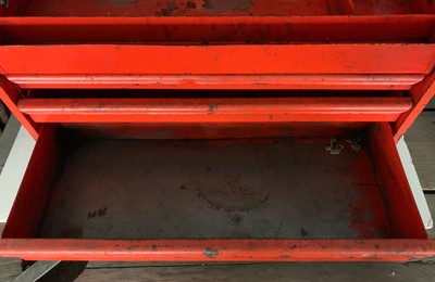 Snap-On KRA-53 * 1965 * Flip Top Tool Box 3 Drawer VTG USA Snapon