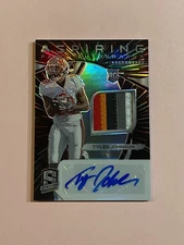 Tyler Johnson 2020 Panini Spectra Aspiring Patch Auto Autograph 1/75 1st Print