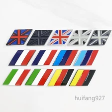 Metal 3D Car Rear Trunk Tailgate Fender Gas Tank Cover Emblem Flag Decal Sticker