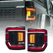 LED tail lights assembly Driver side passenger side for Jeep Gladiator 2020-2025