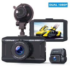 Campark 1080P Dual Lens Car DVR Dash Cam Video Recorder Front and Rear Camera