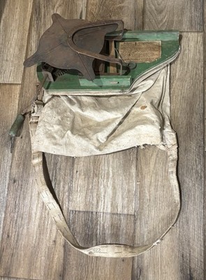 Vintage Cyclone Seed Sower Co Urbana Indiana Hand Crank Works Antique USA