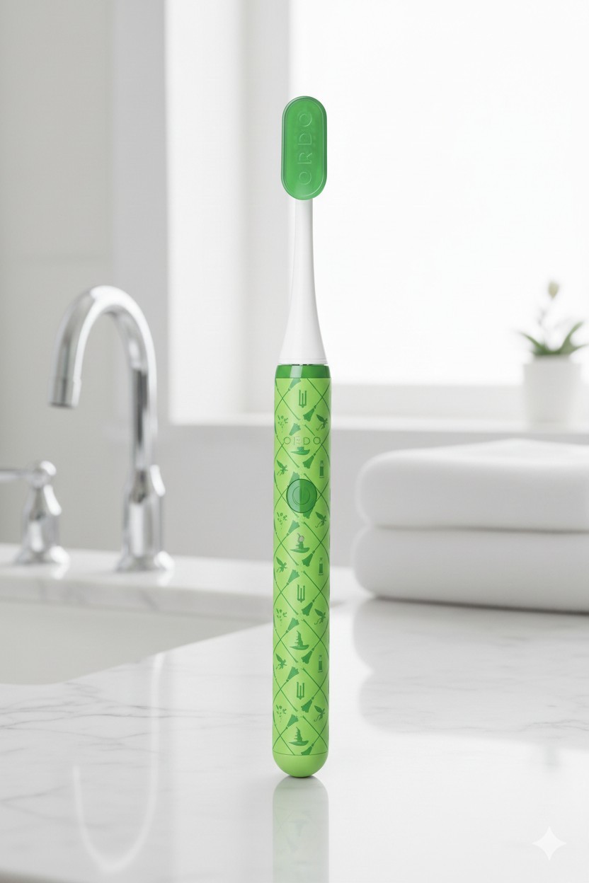 Ordo Sonic Edge Rechargeable USB-C Toothbrush Wicked GREEN Ages 8+ NEW