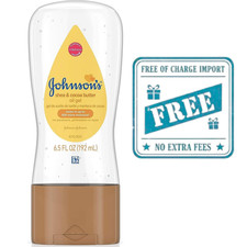 Johnson's Baby Oil Gel 6.5 oz, Shea Cocoa Butter Moisturizing Skin Care Baby Use