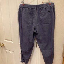Gap Xl Womens Jogger Pants Cotton Blend Perfect For Traveling Blue Casual Comfor
