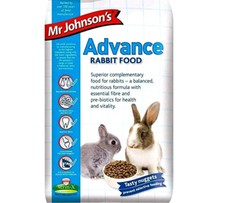 MR JOHNSONS ADVANCE RABBIT FOOD 1.5kg, 6kg, 10kg : Adult Nuggets Pet Bunny Feed