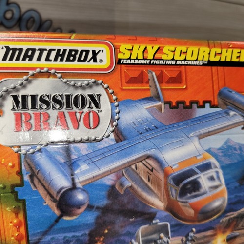 Matchbox Mission Bravo Sky Scorcher Plane Playset NEW NIB 1998 - Picture 2 of 6
