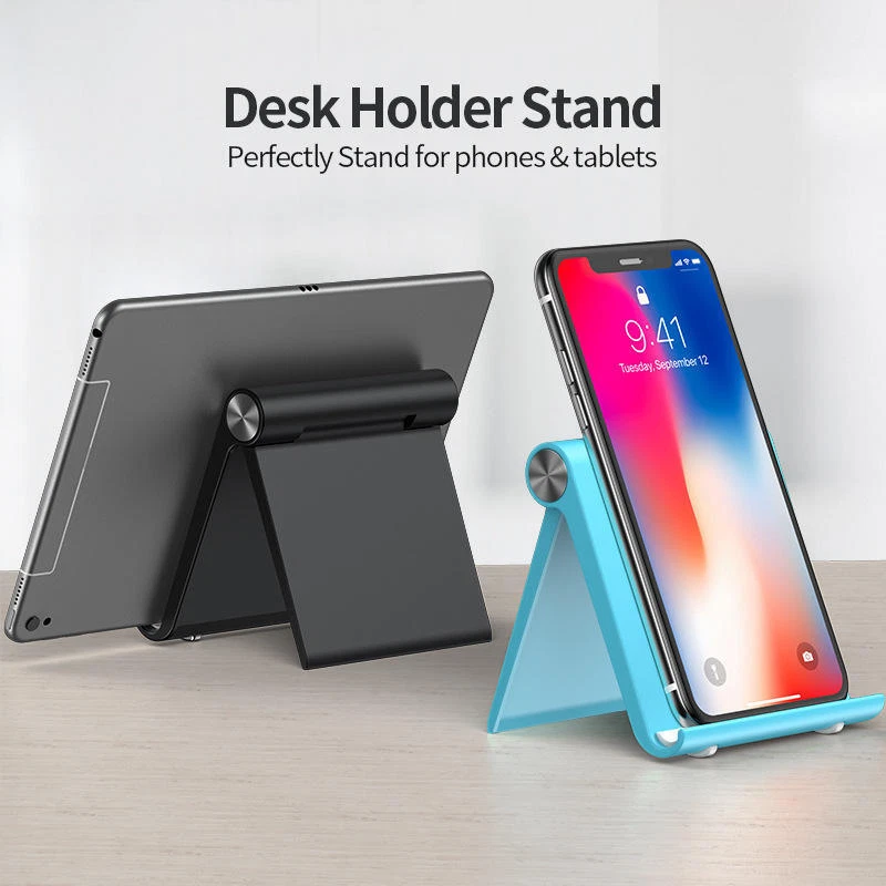 Universal High Quality Tablet Holder iPad Foldable Adjustable Desk Phone Stand - Image 3 of 4