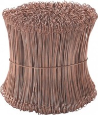Podwójny drut do wiązania betonu 1,0x100mm miedziany do wiertarki (1000 sztuk)