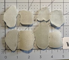W 1206 Genuine Surf Tumbled Sea Glass/ Frosted Beach Glass