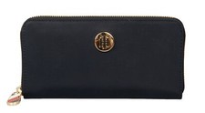 Portafoglio donna TOMMY HILFIGER in nylon con logo in rilievo articolo AW0AW1026