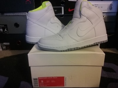 Womens Nike Dunk High Hi Lux Sp Sacai White Wolf Grey Volt Wmns Atmos 117 Ebay
