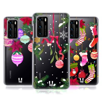 HEAD CASE DESIGNS CHRISTMAS ORNAMENTS SOFT GEL CASE FOR HUAWEI PHONES 4