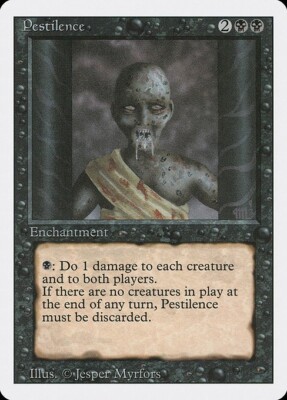 Pestilence 1x MtG Revised SP/NM